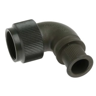 Amphenol Limited Circular Connector Backshell 5003 Series Size 13 Right Angle Female Aluminium AIA-5003-13-00-90-10-AA-04