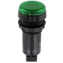 Sloan LED Green Panel Mount Indicator 951 Series 22 mm FASTON Termination IP65 12V 951GGOD