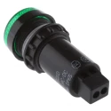 Sloan LED Green Panel Mount Indicator 951 Series 22 mm FASTON Termination IP65 12V 951GGOD