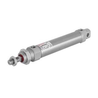 Norgren Pneumatic Piston Rod Cylinder 20mm Bore, 100mm Stroke, 10 bar, Double Acting, Stainless Steel Body RM/8020/M/100