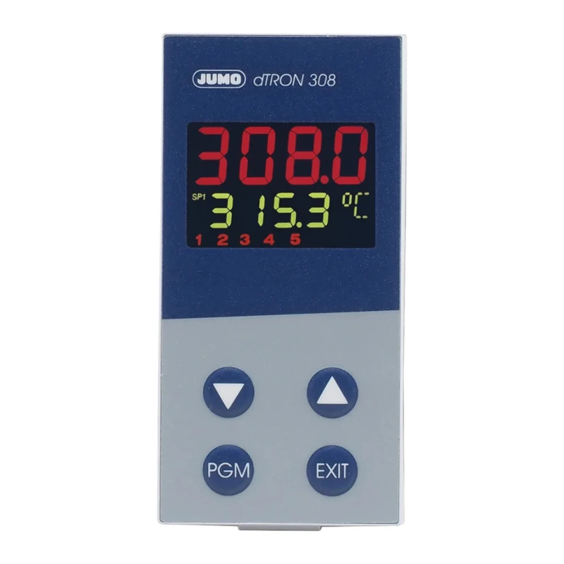 Jumo PID Temperature Controller Panel Mount 4 Output Logic Relay 240V AC On-Off 703042/181-000-23/000