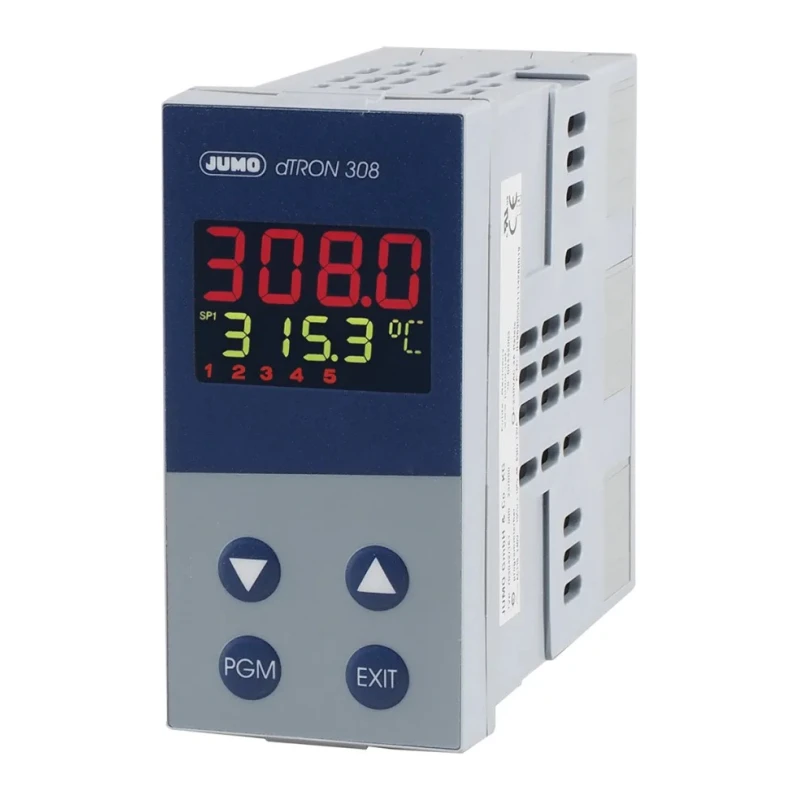 Jumo PID Temperature Controller Panel Mount 4 Output Logic Relay 240V AC On-Off 703042/181-000-23/000