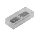 RS PRO Transparent Insulated Male Spade Connector, Crimp Termination, 6.35 x 0.8 mm Tab Size 510-4725