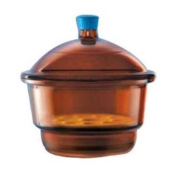 borosil-desiccator-set-with-cover-porcelain-plate-amber-100mm-3084041-40103-1