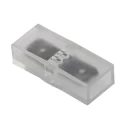RS PRO Transparent Insulated Male Spade Connector, Crimp Termination, 6.35 x 0.8 mm Tab Size 510-4725