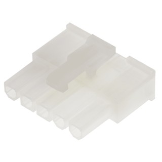 RS PRO Molex Mini-Fit Jr Female Connector Housing 4.2 mm Pitch 5 Way 1 Row Straight 39-01-4050