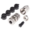 HARTING Circular Connector 5 Contacts Panel Mount M12 Connector Plug Female IP65 IP67 63V 16A 21038962505