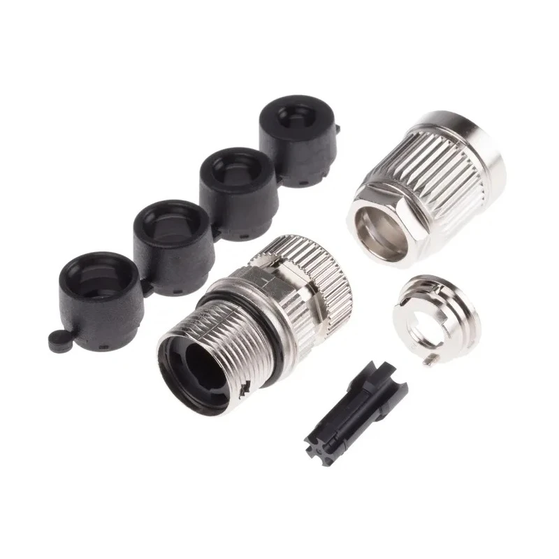 HARTING Circular Connector 5 Contacts Panel Mount M12 Connector Plug Female IP65 IP67 63V 16A 21038962505