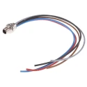 HARTING Industrial Circular Connector 4 Contacts Panel Mount M12 Plug Male IP65 IP67 63V 12A 21035991505
