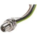 HARTING Circular Connector, 4 Contacts, Panel Mount, M12 Connector Plug Male, IP65 IP67, 12A 63V L-Coded 21035961505