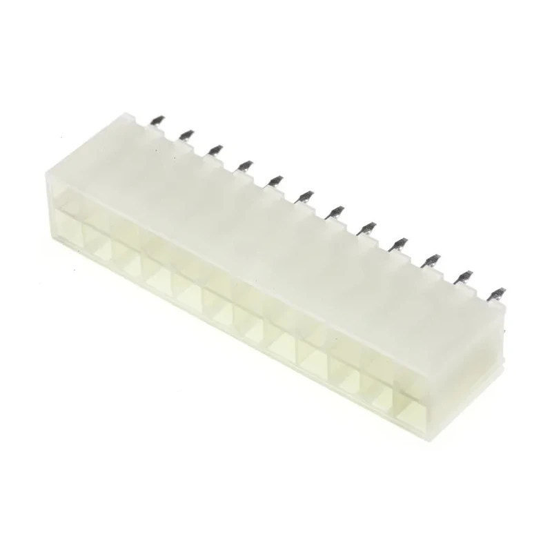 Molex Mini-Fit Jr Series Straight Through Hole PCB Header, 24 Contact, 4.2 mm Pitch, 2 Row, Shrouded 39-28-1243
