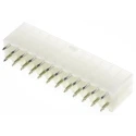 Molex Mini-Fit Jr Series Straight Through Hole PCB Header, 24 Contact, 4.2 mm Pitch, 2 Row, Shrouded 39-28-1243