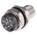 HARTING Circular Connector, 5 Contacts, PCB Mount, M12 Connector Socket Male, IP65 IP67, 63V 12A, Straight 21033961531