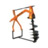 Post Hole Digger Earth Auger Auger 9 Inch FKDPHDS-9