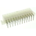 Molex Mini-Fit Jr. Series Right Angle Through Hole PCB Header 24 Contacts 4.2 mm Pitch 2 Row Shrouded 39-29-1248