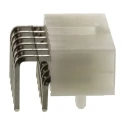 Molex Mini-Fit Jr Series Right Angle Through Hole Shrouded PCB Header, 12 Contacts, 4.2 mm Pitch, 2 Row, 600V, 6A 39-30-1120
