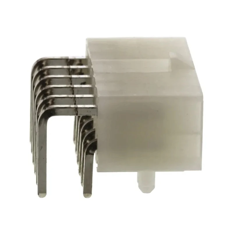 Molex Mini-Fit Jr Series Right Angle Through Hole Shrouded PCB Header, 12 Contacts, 4.2 mm Pitch, 2 Row, 600V, 6A 39-30-1120