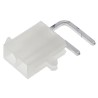 Molex Mini-Fit Jr Series Right Angle Through Hole PCB Header, 2 Contacts, 4.2 mm Pitch, Shrouded, Nylon Housing 39-30-1020