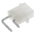 Molex Mini-Fit Jr Series Right Angle Through Hole PCB Header, 2 Contacts, 4.2 mm Pitch, Shrouded, Nylon Housing 39-30-1020