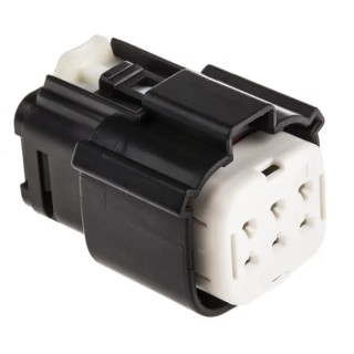 Molex MX150L Female Connector Housing 5.84 mm Pitch 6 Way 2 Row Straight MX150L