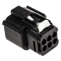 Molex MX150L Female Connector Housing 5.84 mm Pitch 6 Way 2 Row Straight MX150L