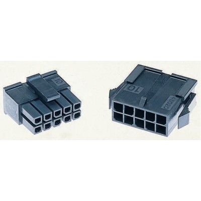 Molex Micro-Fit 3.0 Male Connector Housing 3 mm Pitch 22 Way 2 Row Straight 43020-2200
