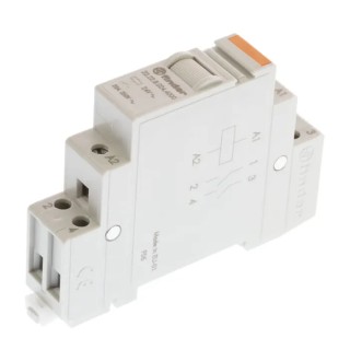 Finder DIN Rail Power Relay 24V AC Coil 20A Switching Current DPST 22.22.8.024.4000