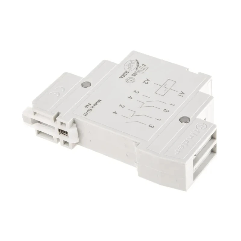 Finder DIN Rail Modular Step Relay 230V AC Coil 16A Silver Alloy Contacts SP-NC SP-NO 20.23.8.230.0000