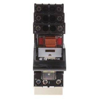 TE Connectivity DIN Rail Power Relay 230V ac Coil, 12A Switching Current, DPDT PT2L7TD0 9-1415534-4