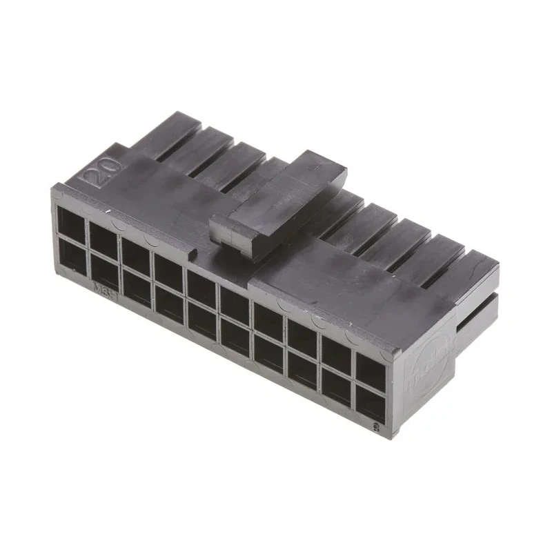 Molex Micro-Fit Female Connector Housing 3 mm Pitch 20 Way 2 Row Straight 43025-2000