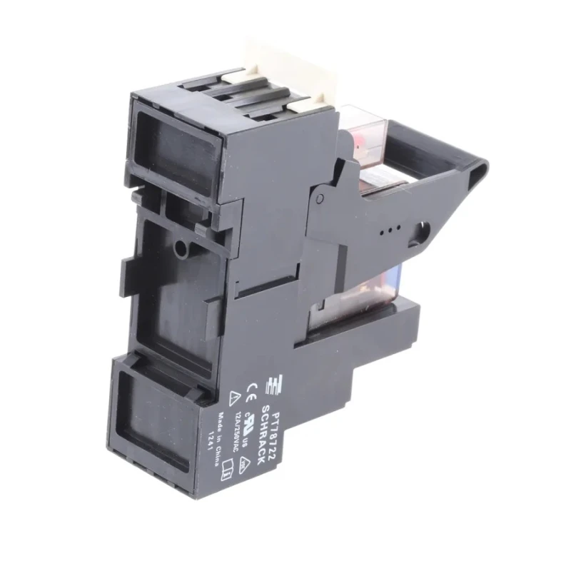 TE Connectivity DIN Rail Power Relay 12V dc Coil 12A Switching Current DPDT PT2L7LB2 8-1415534-7