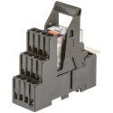 TE Connectivity DIN Rail Power Relay 24V dc Coil 12A Switching Current DPDT PT2L7LC4 8-1415534-9