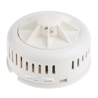 FireHawk Safety Products Flame Sensor Heat Detector Battery Operated, 10-Year Life, BS 5446-2:2003 FHH10