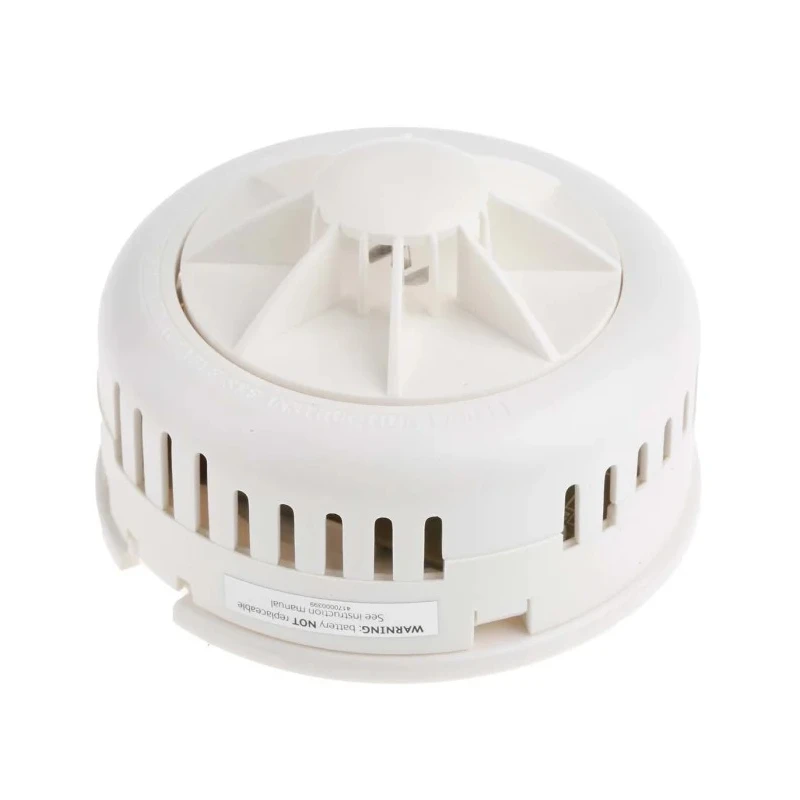 FireHawk Safety Products Flame Sensor Heat Detector Battery Operated, 10-Year Life, BS 5446-2:2003 FHH10
