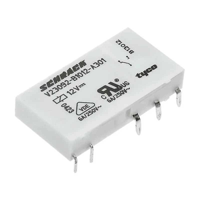 TE Connectivity PCB Power Relay, 24V DC Coil, 6A Switching Current, SPDT V23092B1024A301