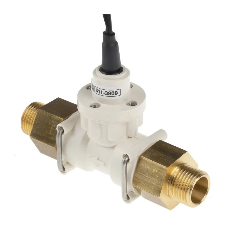 RS PRO Industrial Flow Meter 4.5 V DC to 24 V DC, 2.5 L/min to 30.0 L/min, Acetal Copolymer Body, Model 511-3909