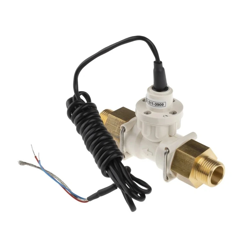 RS PRO Industrial Flow Meter 4.5 V DC to 24 V DC, 2.5 L/min to 30.0 L/min, Acetal Copolymer Body, Model 511-3909