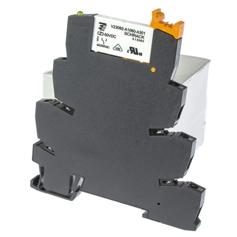 TE Connectivity SNR Series Electromechanical Interface Relay DIN Rail Mount 230V AC Coil 6A SPDT ST3P3TP0 3-1416100-4
