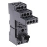 TE Connectivity 14 Way 240V AC DIN Rail Relay Socket for PT2 Series PT78722 1415526-1