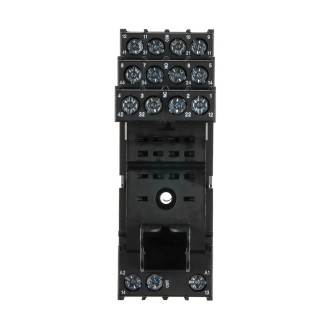 TE Connectivity 4 Way 240V AC DIN Rail Relay Socket for PT5 Series PT78742 1-1415526-1