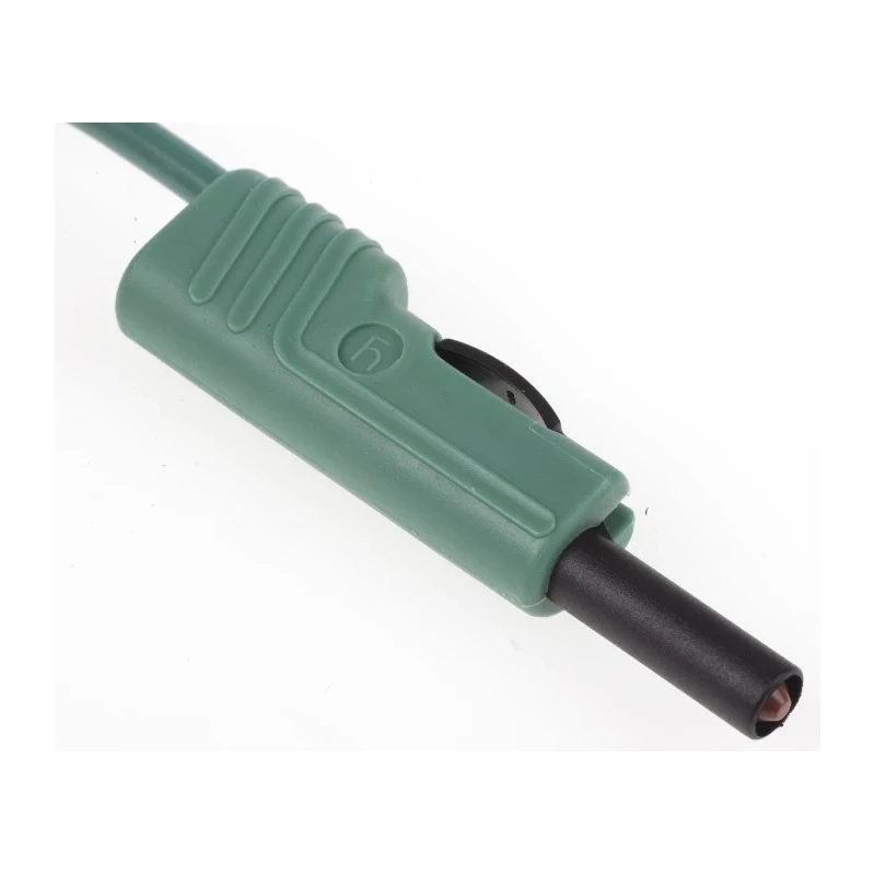 Hirschmann Test & Measurement Green Male Banana Plug 4 mm Connector Screw Termination 1kV 24A Nickel Plating 934099104