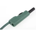 Hirschmann Test & Measurement Green Male Banana Plug 4 mm Connector Screw Termination 1kV 24A Nickel Plating 934099104