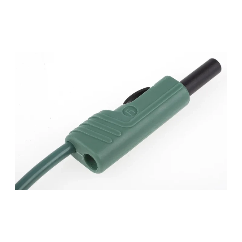 Hirschmann Test & Measurement Green Male Banana Plug 4 mm Connector Screw Termination 1kV 24A Nickel Plating 934099104