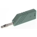 Hirschmann Test & Measurement Green Male Banana Plug, 4 mm Connector, Screw Termination, 60V dc, 24A, Nickel 934100104