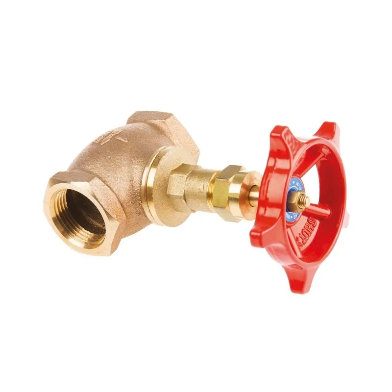 Pegler Yorkshire Bronze Globe Valve 1.25 in Bronze Body Cast Iron Handle 32 bar 110010