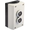 Eaton RMQ Titan Momentary Enclosed Push Button SPDT Black Plastic 2 Cutouts IP65 78640752 M22-I2-(511-4996)
