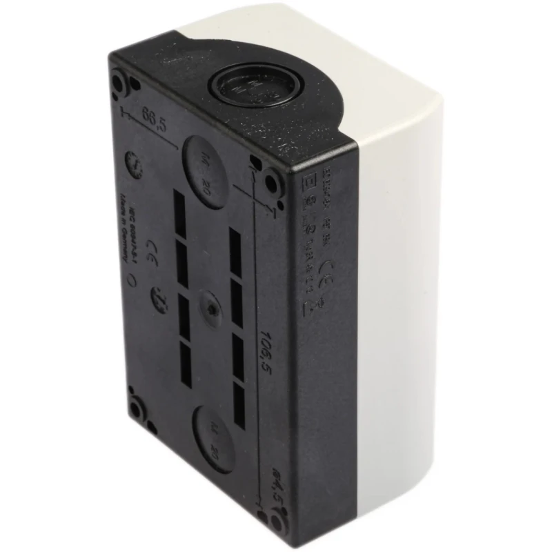 Eaton RMQ Titan Momentary Enclosed Push Button SPDT Black Plastic 2 Cutouts IP65 78640752 M22-I2-(511-4996)