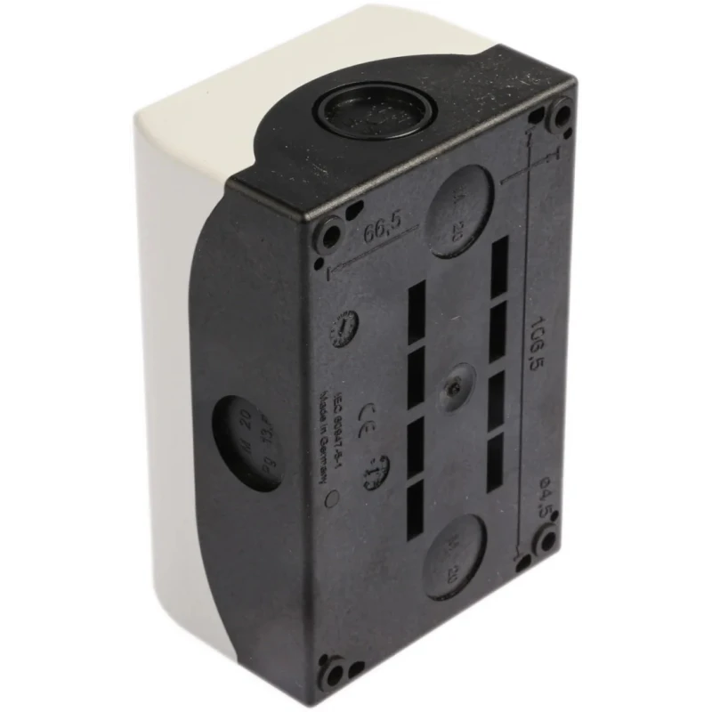 Eaton RMQ Titan Momentary Enclosed Push Button SPDT Black Plastic 2 Cutouts IP65 78640752 M22-I2-(511-4996)