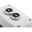 Eaton RMQ Titan Momentary Enclosed Push Button SPDT Black Plastic 2 Cutouts IP65 78640752 M22-I2-(511-4996)