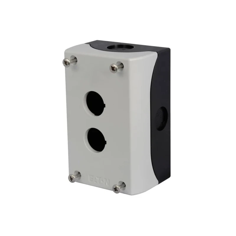 Eaton RMQ Titan Momentary Enclosed Push Button SPDT Black Plastic 2 Cutouts IP65 78640752 M22-I2-(511-4996)